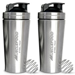 Load image into Gallery viewer, Musclefood Steel Max Shaker 750ml – ISI Marked Stainless Steel Gym Shaker