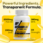 Load image into Gallery viewer, Musclefood Omega-3 Fish Oil 2000mg