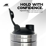 Load image into Gallery viewer, Musclefood Steel Max Shaker 750ml – ISI Marked Stainless Steel Gym Shaker