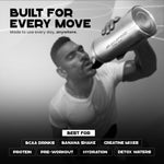 Load image into Gallery viewer, Musclefood Steel Max Shaker 750ml – ISI Marked Stainless Steel Gym Shaker