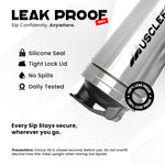 Load image into Gallery viewer, Musclefood Stainless Steel Classic Protein Shaker Bottle