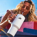 Load image into Gallery viewer, Musclefood Quencher 1200ml Stainless Steel Tumbler – Temperature Lock, Travel Friendly