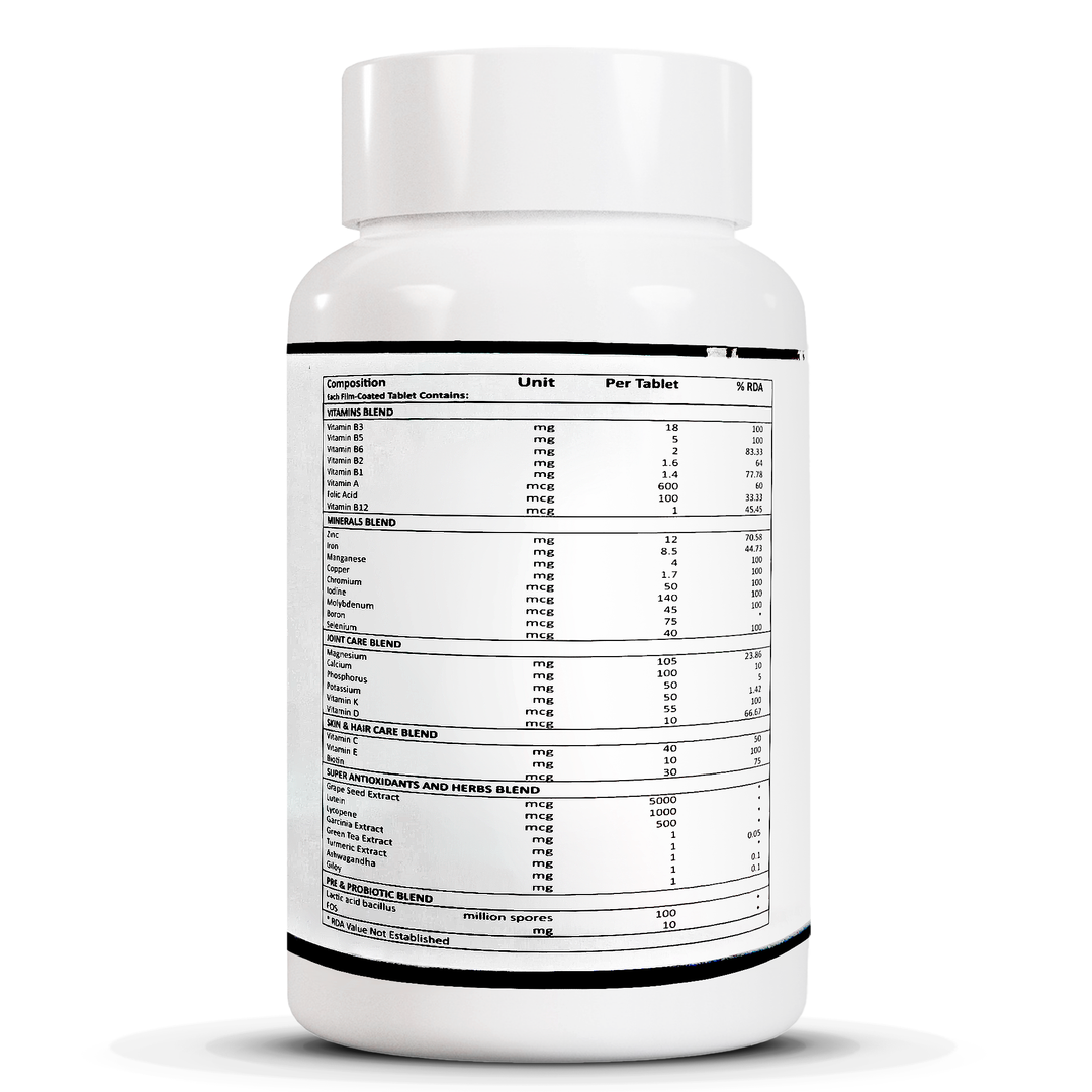 Musclefood Multivitamin for Active Men, 60 Tablets