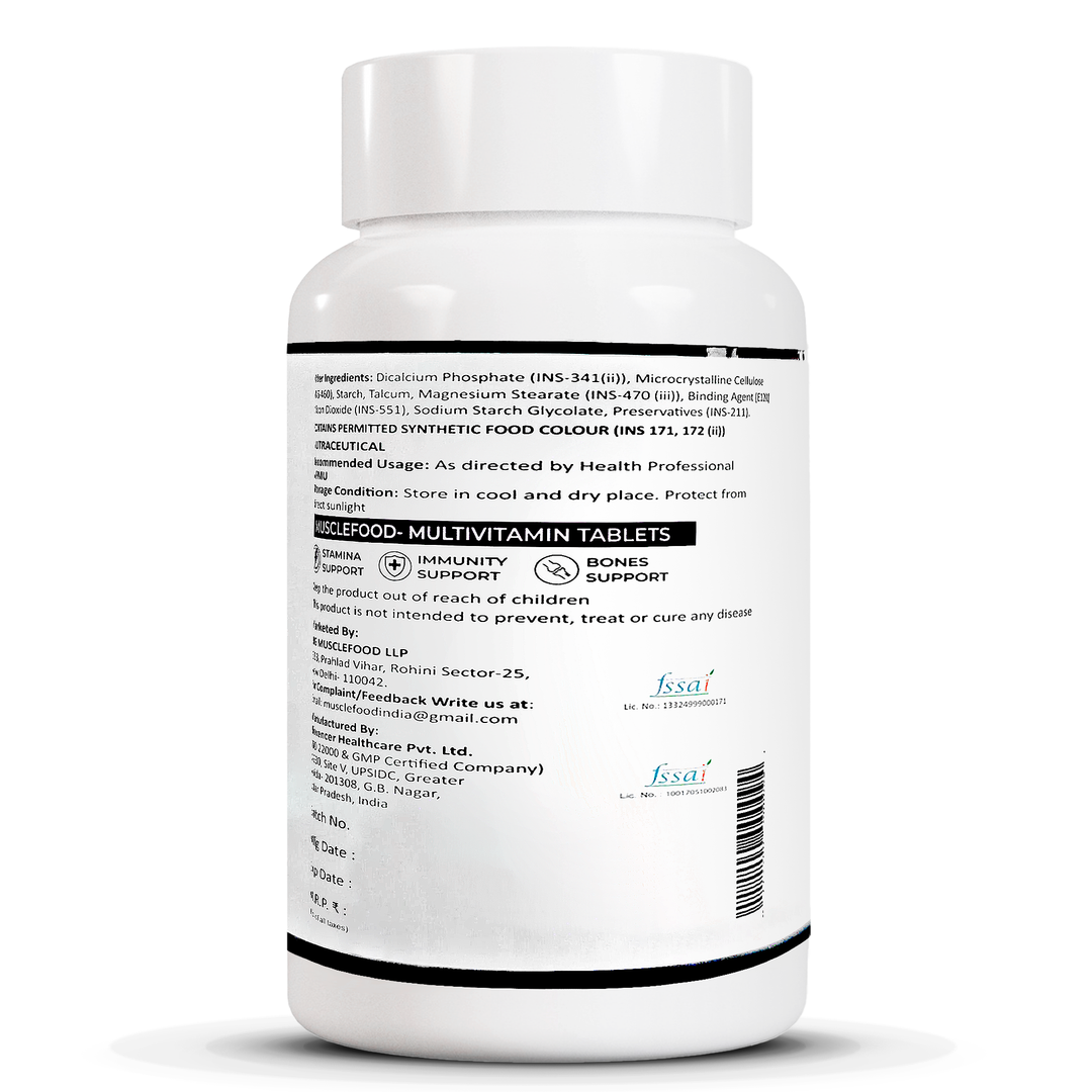 Musclefood Multivitamin for Active Men, 60 Tablets