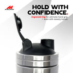 Load image into Gallery viewer, Musclefood Stainless Steel Classic Protein Shaker Bottle
