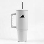 Load image into Gallery viewer, Musclefood Quencher 1200ml Stainless Steel Tumbler – Temperature Lock, Travel Friendly