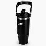 Load image into Gallery viewer, Musclefood Stainless Steel Insulated Tumbler 900ml – Double Wall, Leak-Proof Lid, Vacuum-Sealed for Hot &amp; Cold Drinks