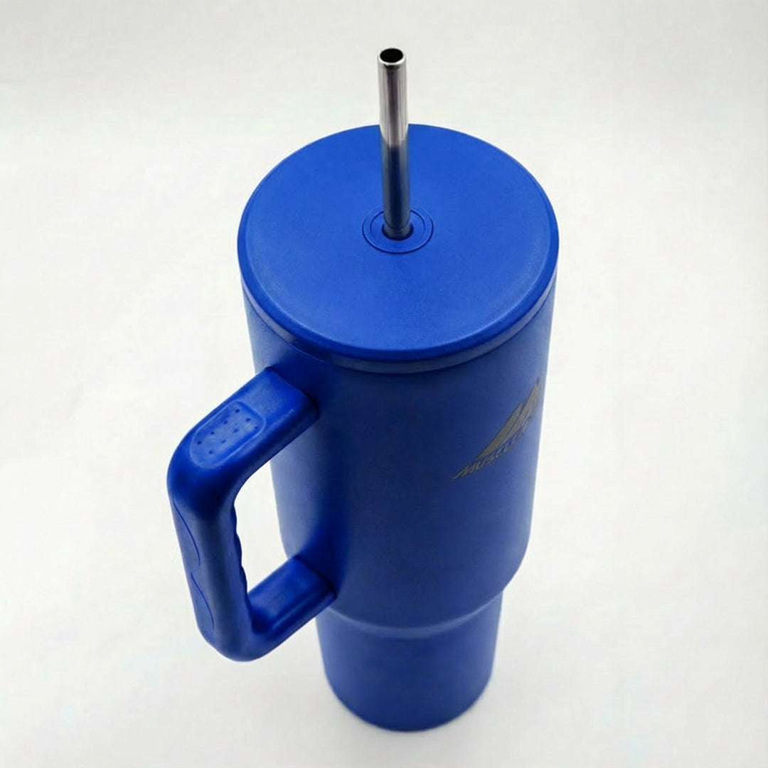 Musclefood Quencher 1200ml Stainless Steel Tumbler – Temperature Lock, Travel Friendly