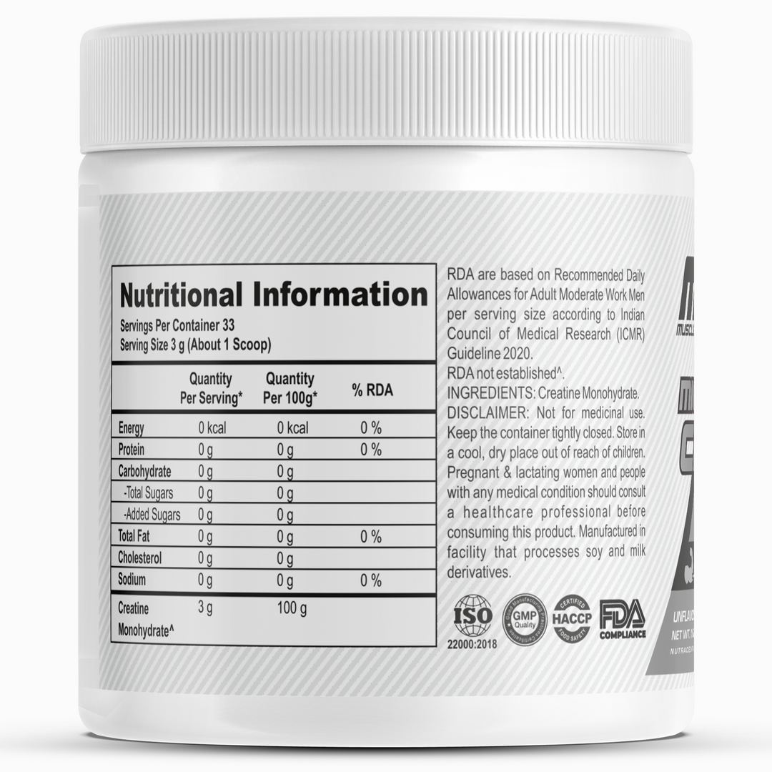 Musclefood Creatine Monohydrate, 100% Pure