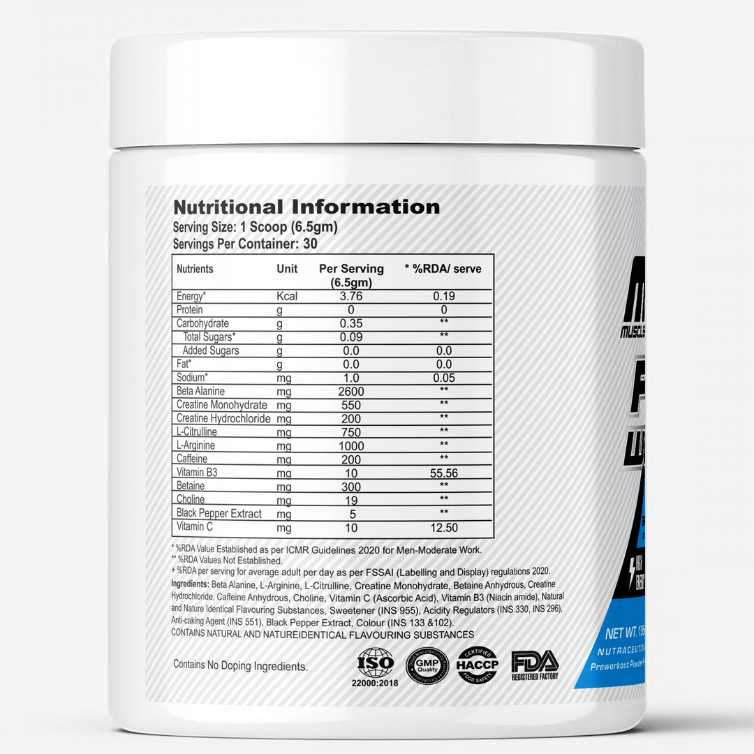 Musclefood High Stim Pre-Workout (30 Servings)